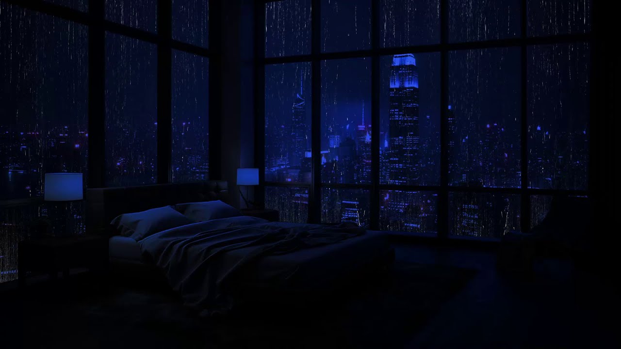 Rainy Urban Nights: Drift into Peace with the Healing Sounds of City Rain 🌧️🌃