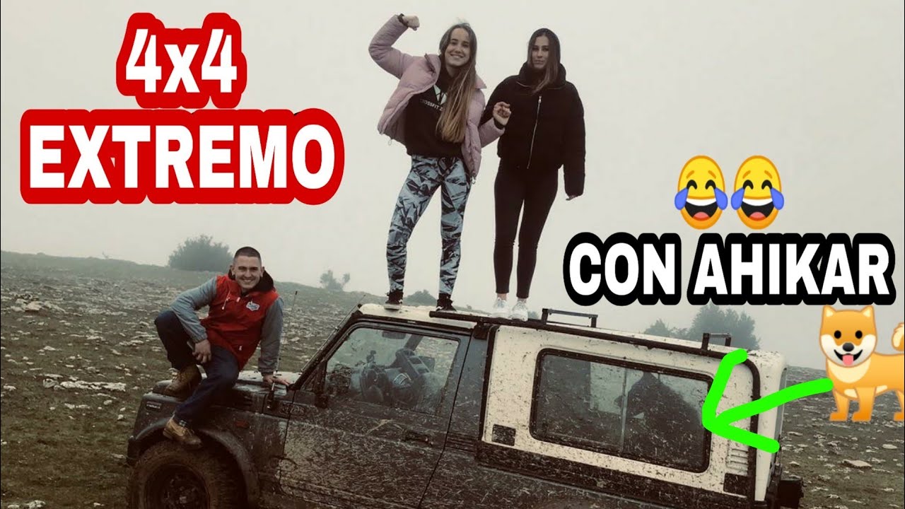 4x4 EXTREMO y Risas 😅con AHIKAR, IZARO, AINARA, Rekadista y Kanku🐕Suzuki Samurai a full🚙🚀