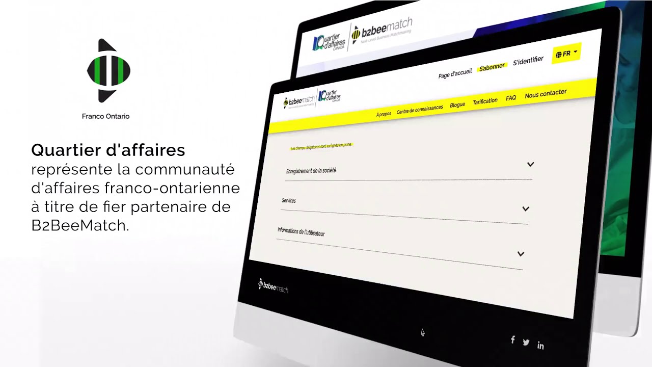 B2BeeMatch now en Fran&ccedil;ais : Find Your Business Match at B2BeeMatch
