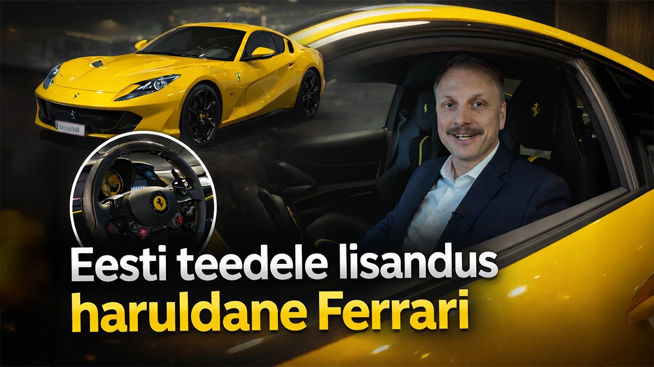 Eestis võeti arvele haruldane Ferrari 812 Superfast