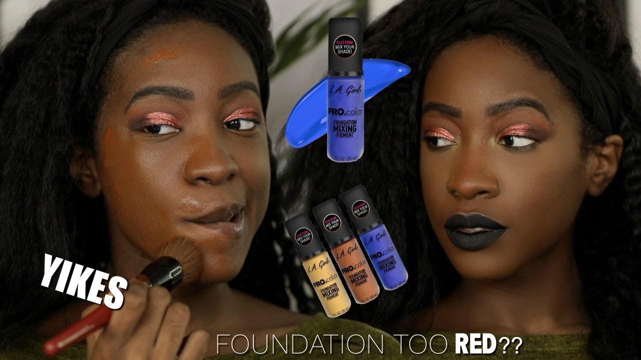 L.A. Girl PRO Color Foundation Mixing Pigment | How To Fix the Wrong Foundation Shade