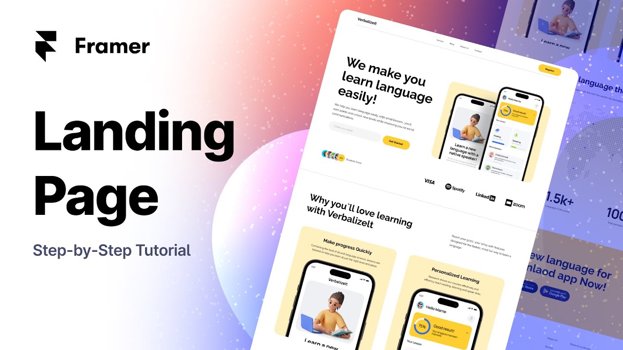 Framer Tutorial - Build a Landing Page from Scratch