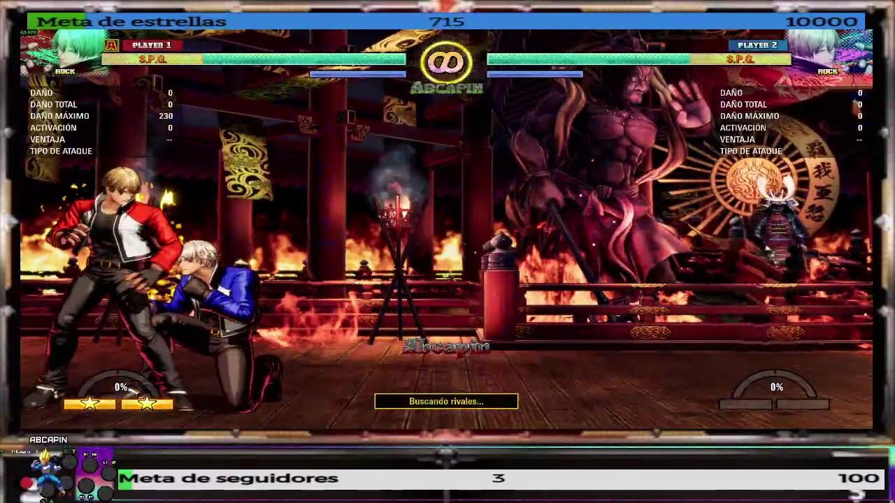 retas kof o fornite o garou cotw