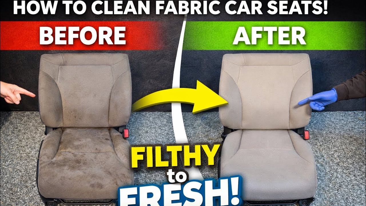 &laquo;Правильный способ глубокой чистки тканевых автомобильных сидений&raquo;