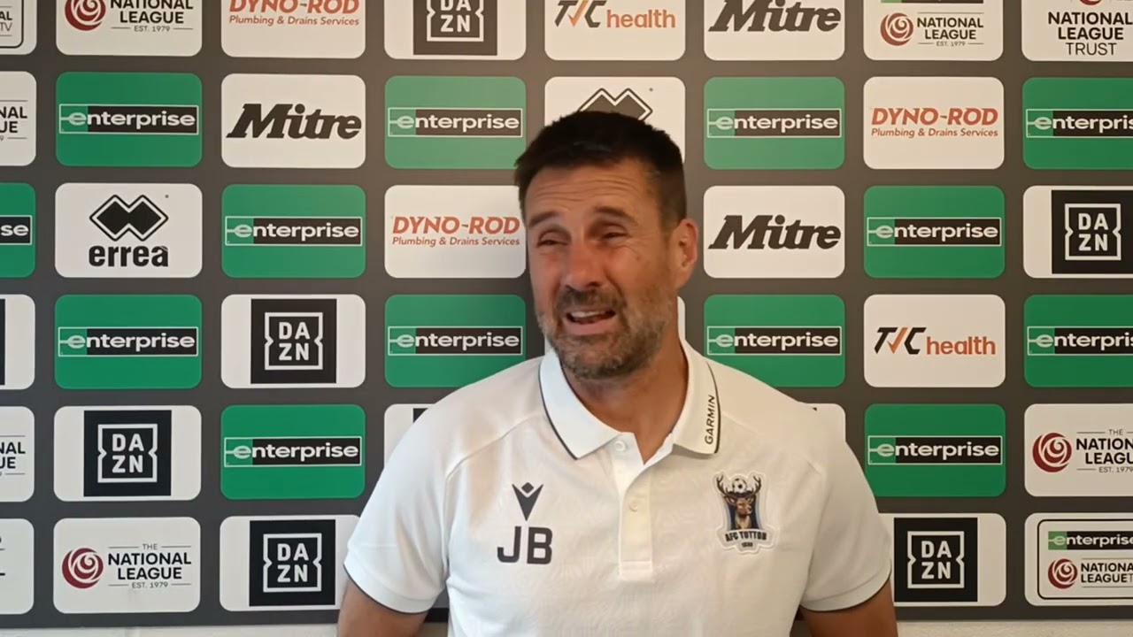 Jimmy Ball Post Match Interview | AFC Totton 0-1 Maidstone United | National League South | 23.08.25