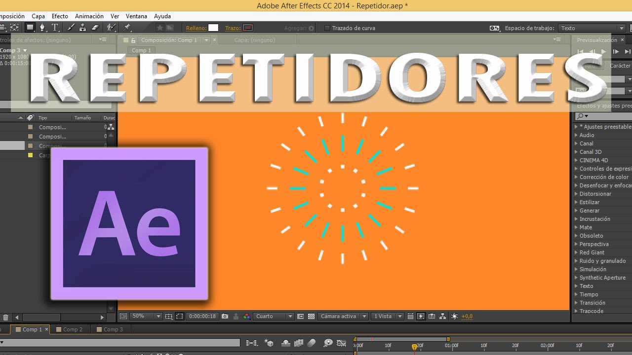 After Effects: Repetidores