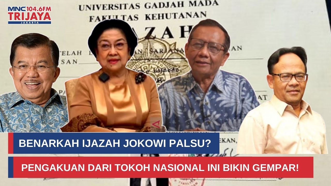 Publik Geger! Megawati, JK, Mahfud MD Kompak Tanggapi Isu Panas Ijazah Jokowi I Trijaya Update