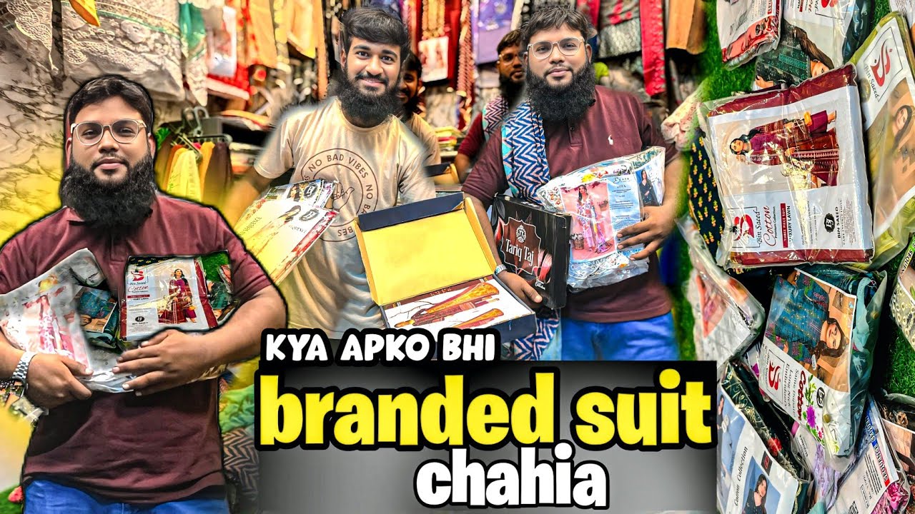 BRANDED LAWN DRESSES & 3-piece suits | ladies suit wholesale Market | sajjad fabric house
