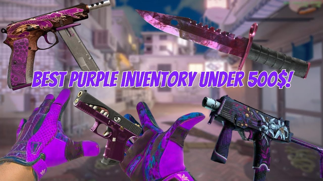 The BEST Purple CS2 Inventory Under $500! 💜 | Counter-Strike 2 Skins Showcase