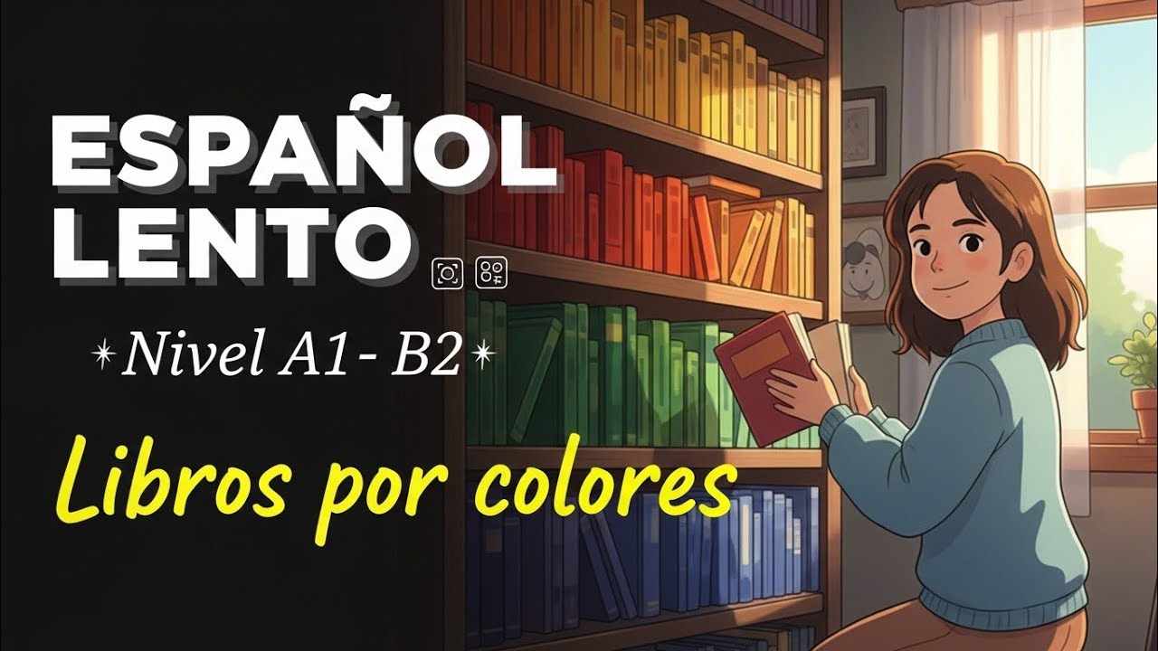 Reorganizing My Bookshelf | Learn Spanish Vocabulary in Context (A1–B2)