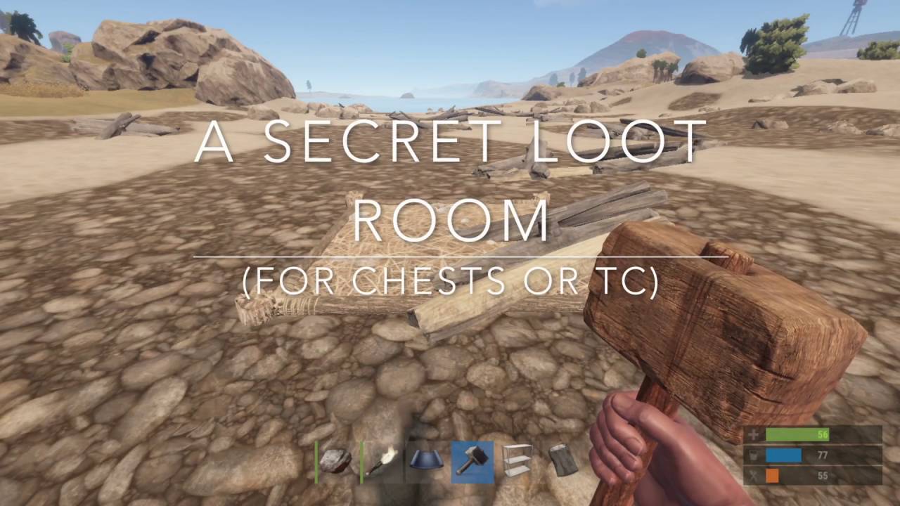 A Guide To Rust: How to Build a Secret Loot Room!
