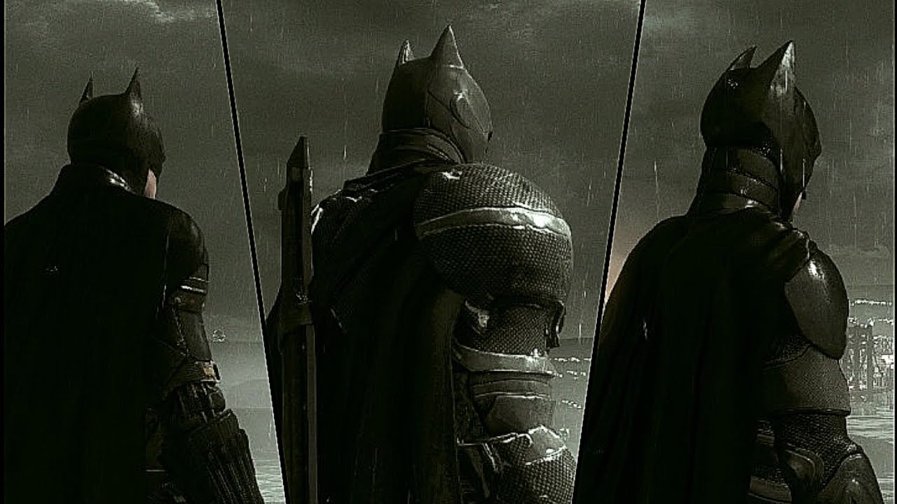 The Batman Arkham Knight :  Batbale Vs Batfleck Vs Battinson.