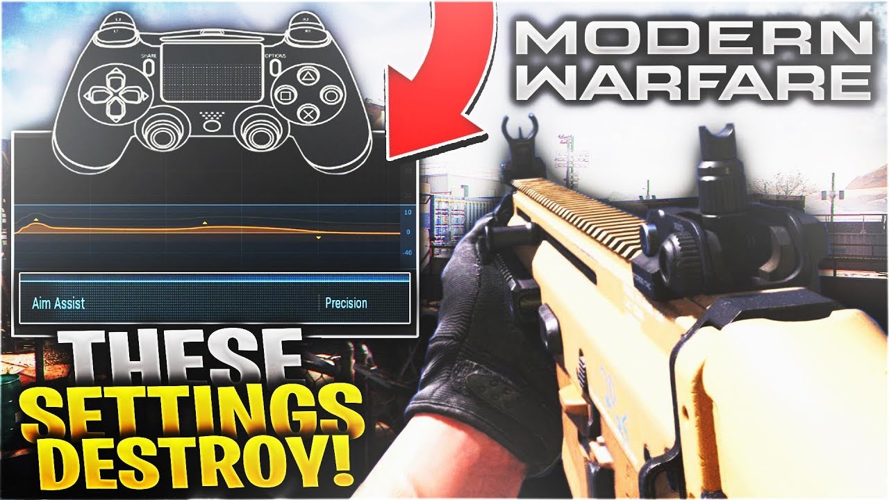 Modern Warfare: BEST SETTINGS for Controller, Sensitivity and Audio Settings (COD MW PS4 Gameplay)