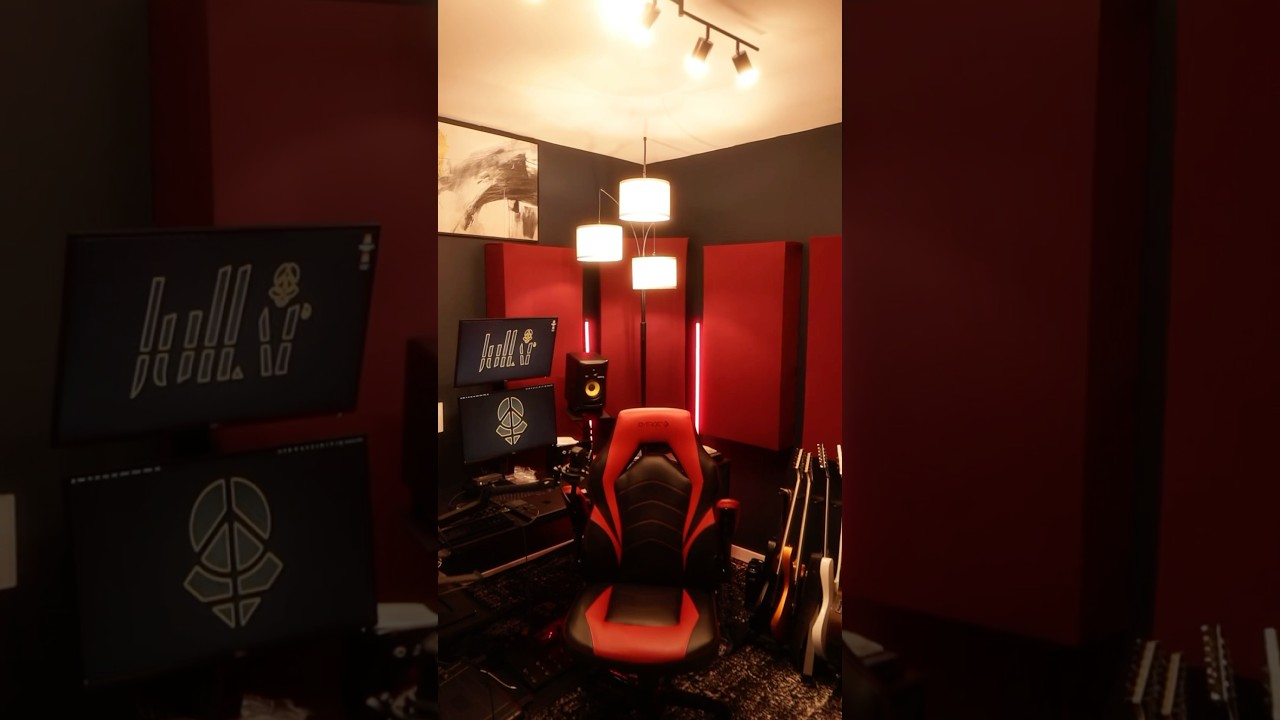 Here&rsquo;s how I built my studio&rsquo;s acoustic panels 🤙 #acousticpanels #musicstudio #DIY