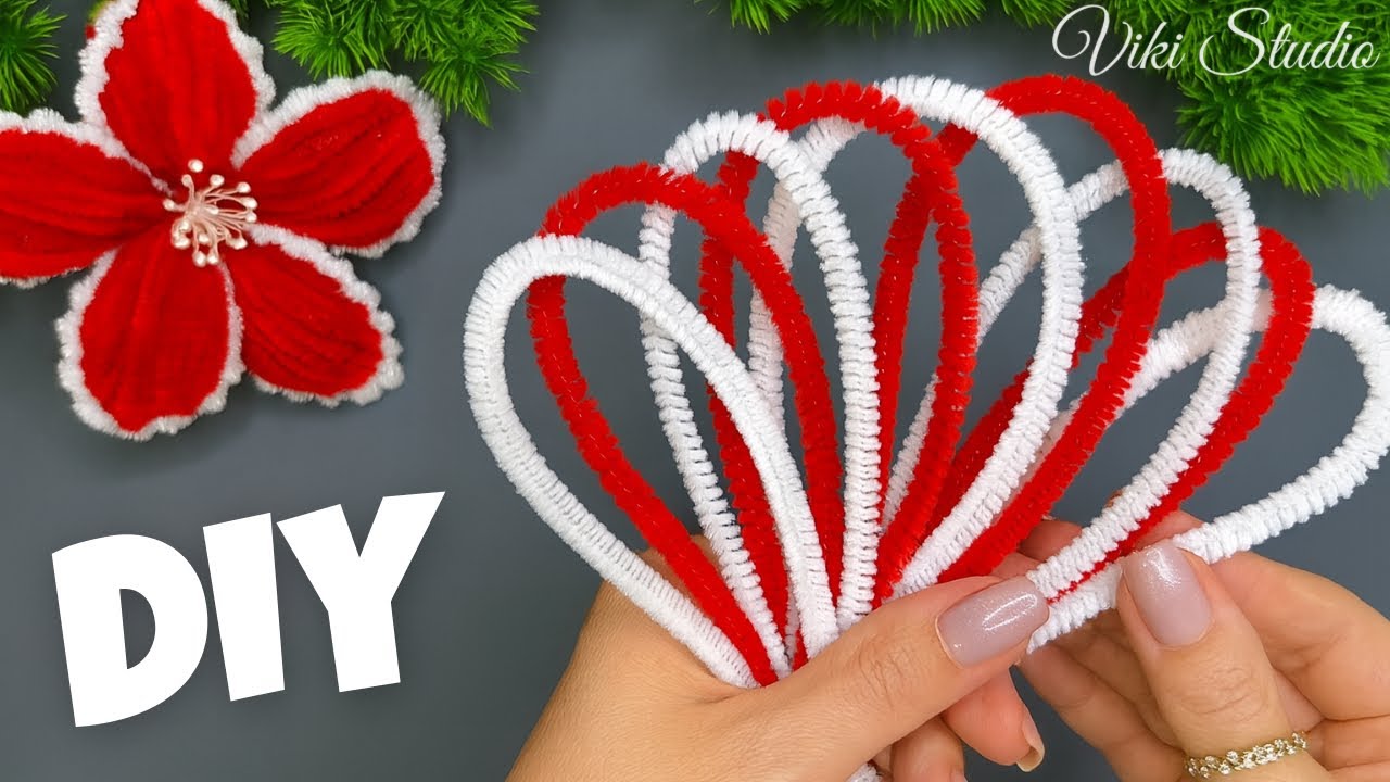 EASY 💥 Pipe Cleaner Crafts Pipe Cleaner Chenille Decoration Ideas Flowers