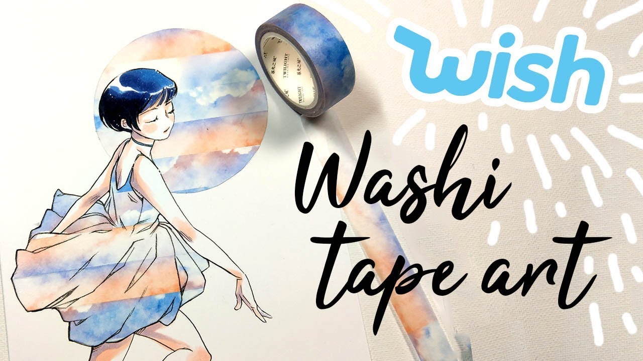 I tried Washi Tape from WISH