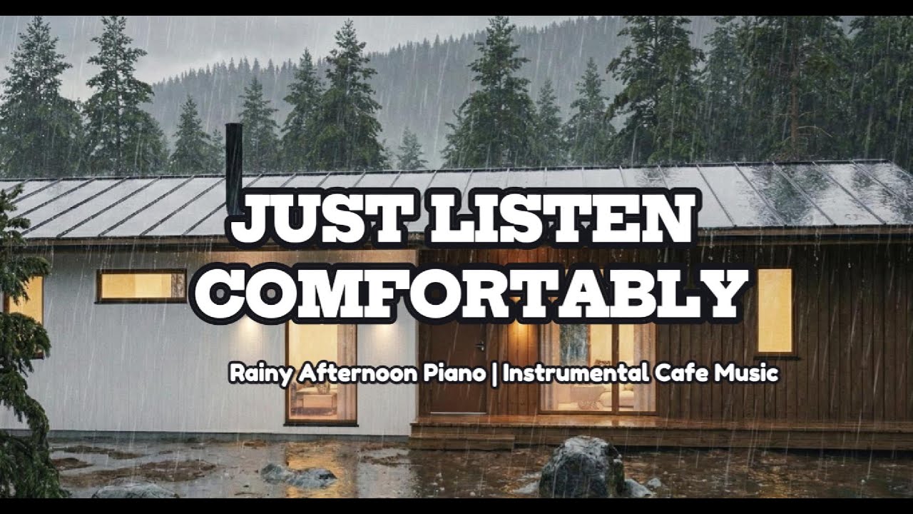 그냥 편하게 들으세요. |Rainy Cafe Piano  | Quiet Music for Rainy Afternoons (2 Hour)