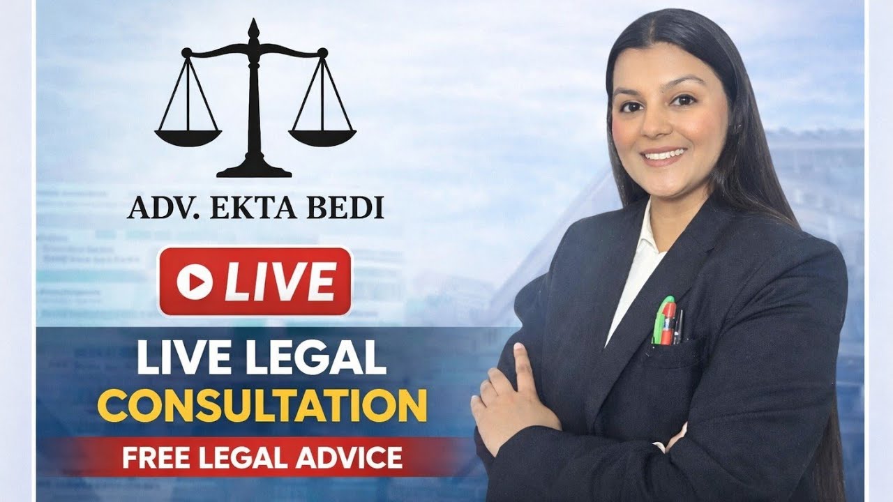 Facing Legal Problems? Get FREE Legal Advice LIVE | Adv. Ekta Bedi #legal #legaladvice #freeadvice
