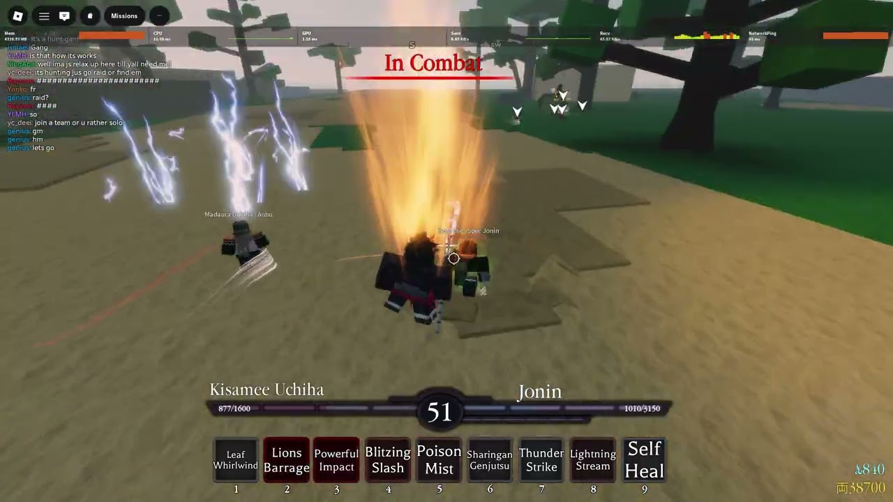 THE FIRST SIDE LORE WAR :SHINOBI REBORN
