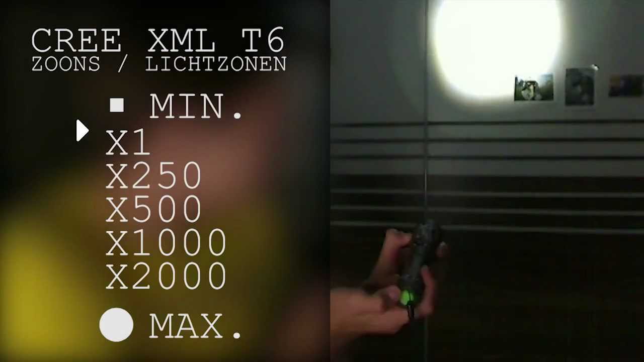 FLASH LIGHT CREE XML T6