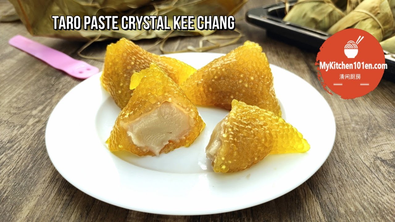 Taro Paste Crystal Kee Chang (Alkaline Dumpling) | MyKitchen101en