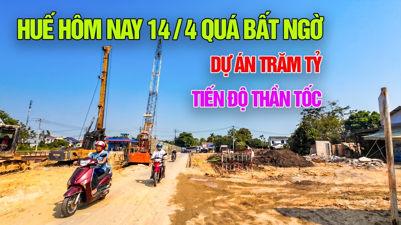 Huế h&ocirc;m nay 14/4 Bất ngờ tiến độ dự &aacute;n mở rộng đường Nguyễn Ho&agrave;ng 100 tỷ 2026