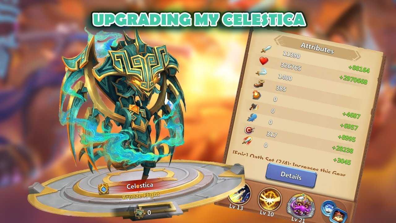 Castle Clash F2P - Finally Evolving My Celestica !!!