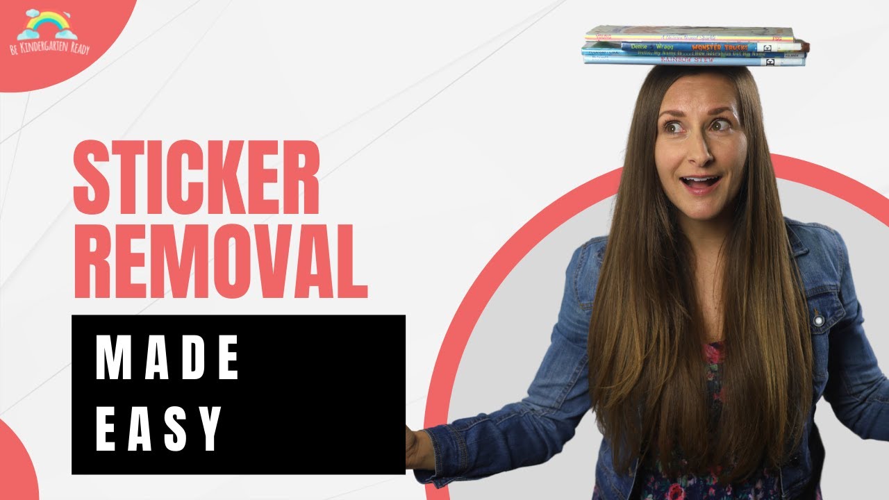 Sticker Removal - how to remove sticker residue from book 📚