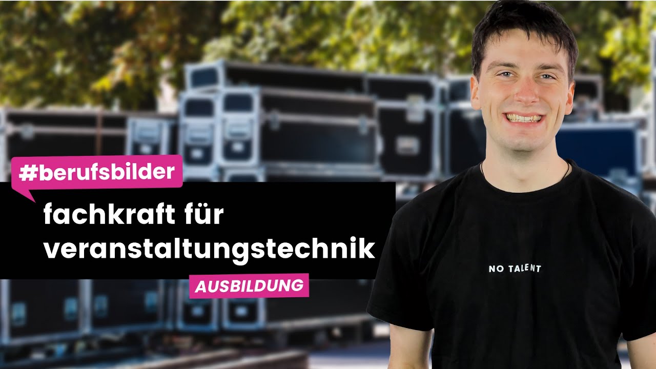 Fachkraft für Veranstaltungstechnik - Ausbildungsberufe erklärt