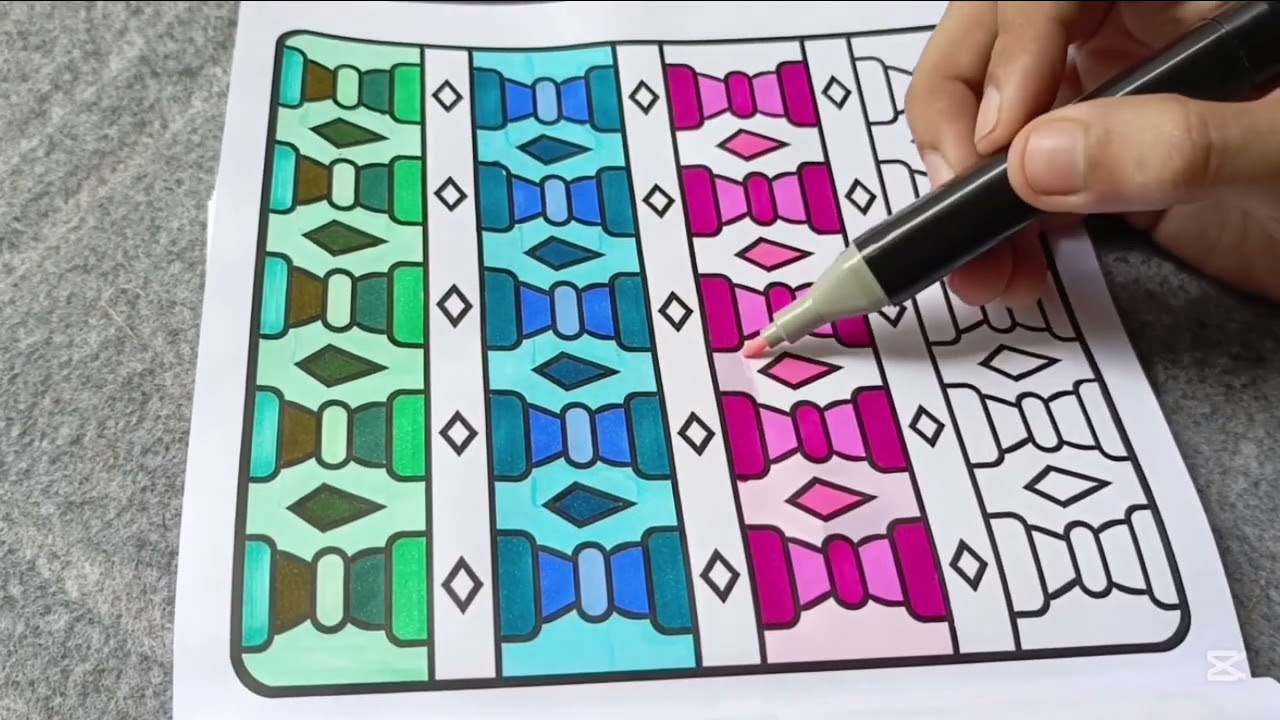 🌸 Relaxing Mandala Coloring | Stress Relief & Mindful Art 🎨✨