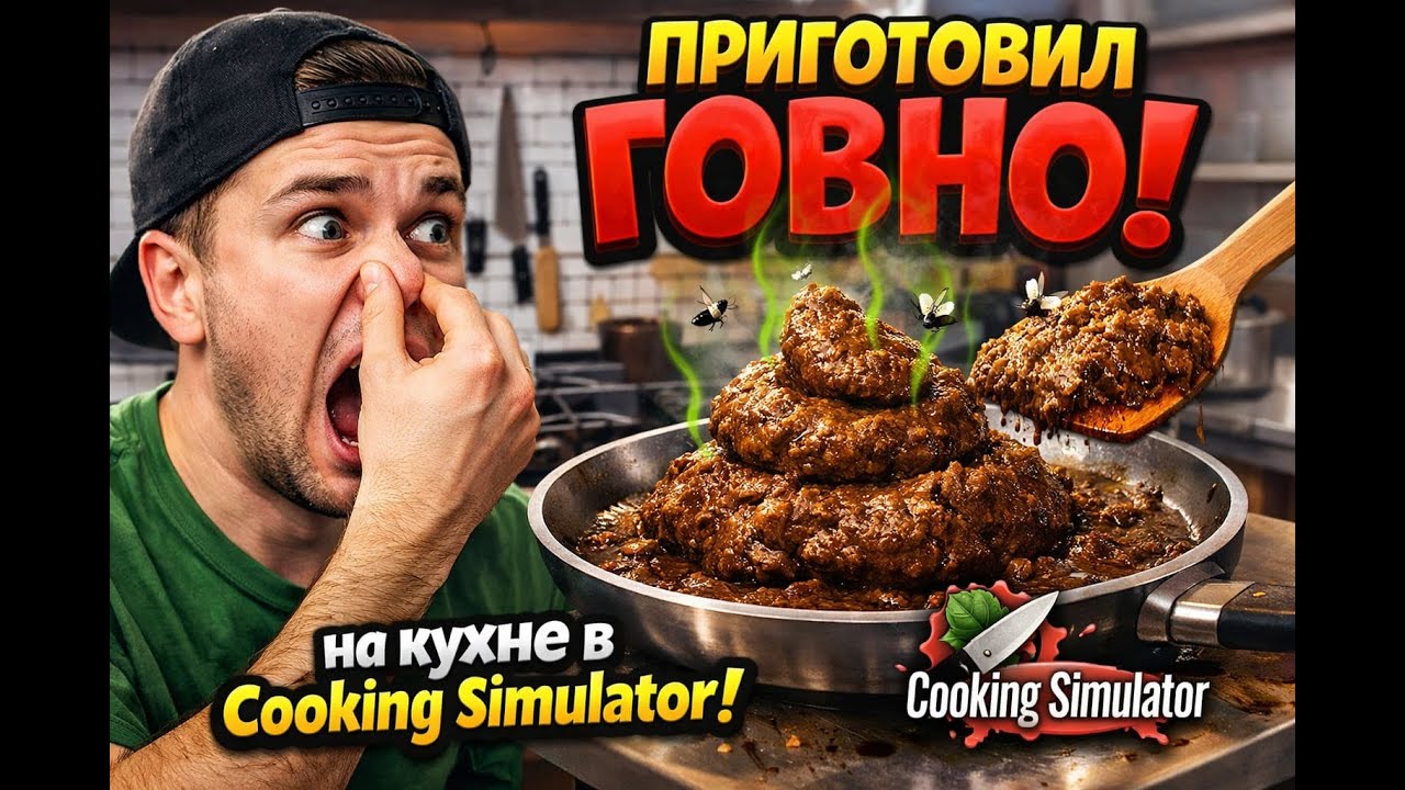 Приготовил ГОВНО на кухне в Cooking Simulator!