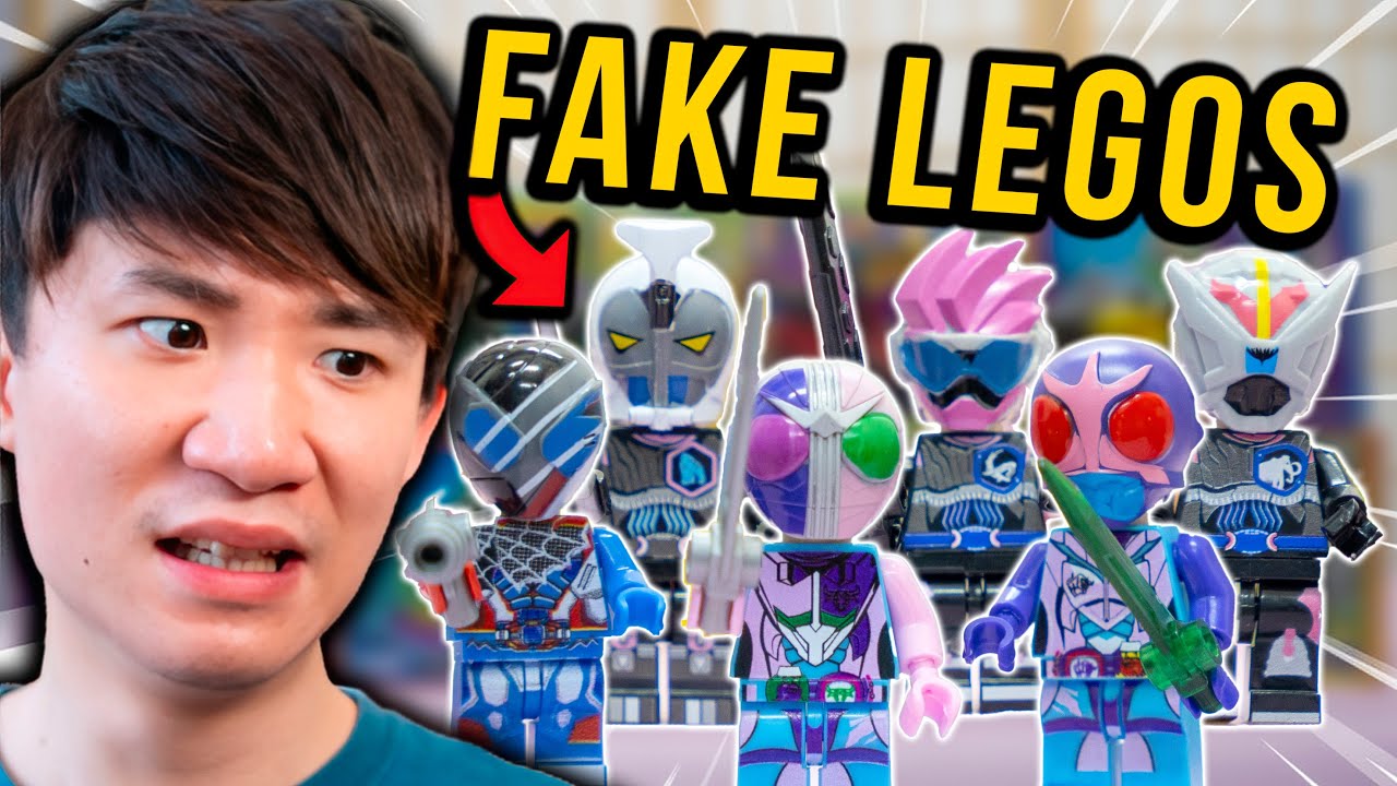 The Horrible Bootleg Kamen Rider Legos....