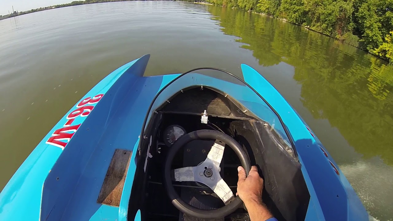 D-Class hydroplane early morning run with  gopro