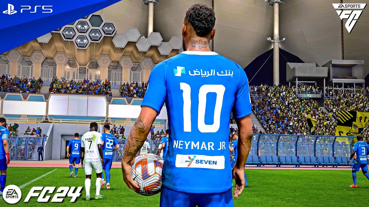 FC 24 - Al Hilal vs. Al Ittihad - Saudi Pro League 23/24 Full Match Ft. Neymar Jr. | PS5™ [4K60]