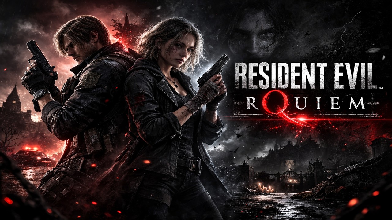RESIDENTE EVIL REQUIEM - MODO INSANO NA CORRERIA ANTES DO TRAMPO...