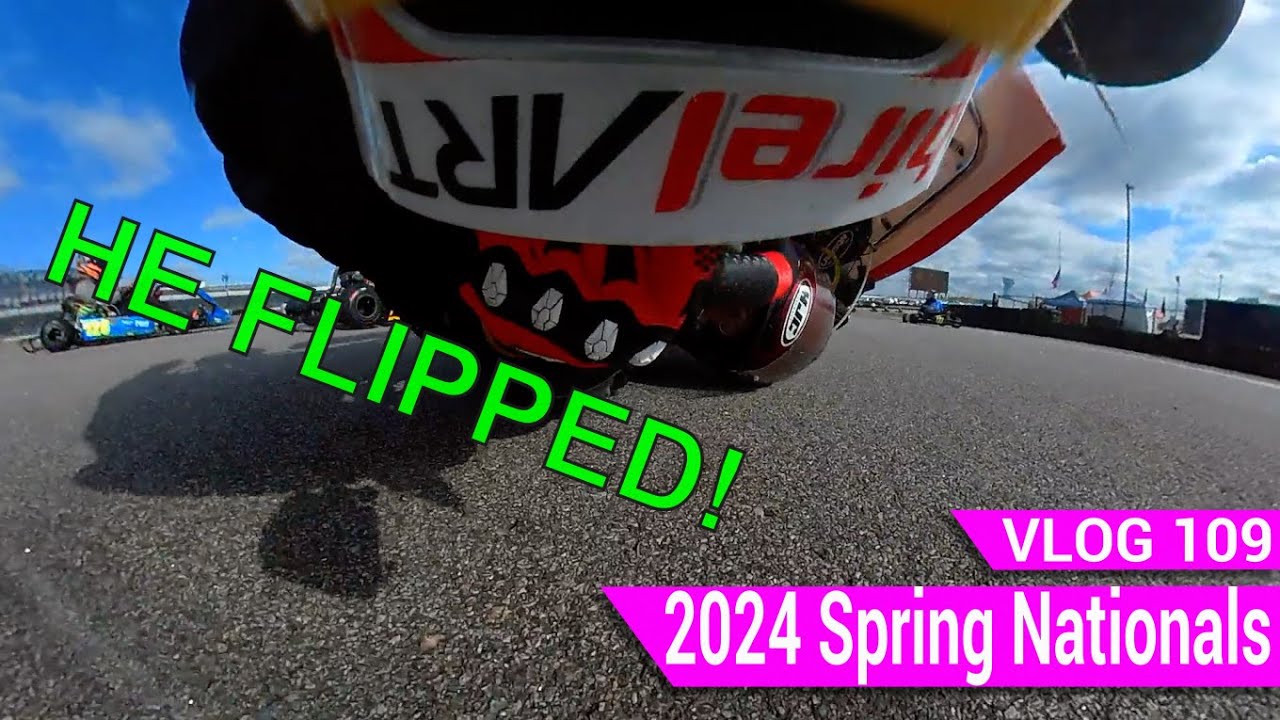 Kart Racing Vlog: Crazy Crash! CKNA Spring Nationals 2024 LO206 Pt 1 [Vlog 109]
