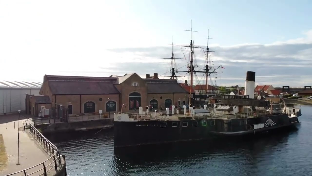Drone footage Hartlepool coastline