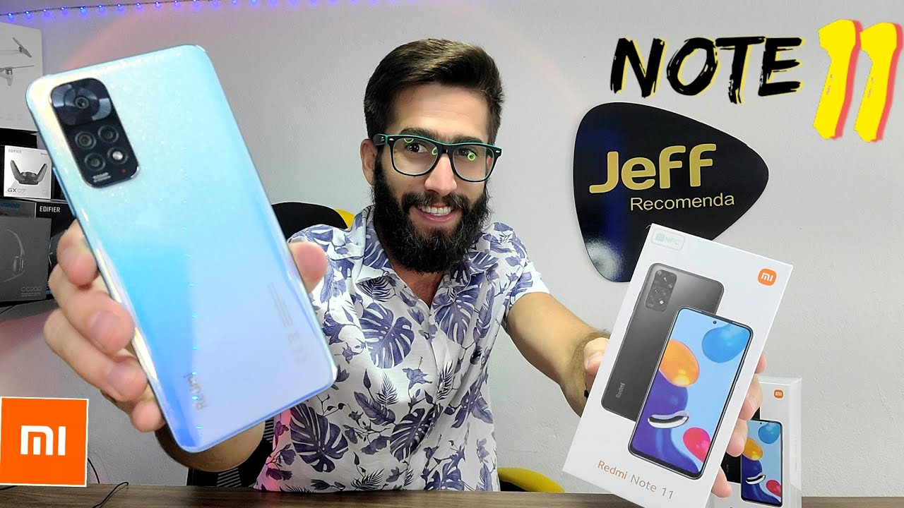 LINDO DEMAIS! Smartphone XIAOMI REDMI NOTE 11 o LANÇAMENTO Baratinho da marca! (Unboxing)