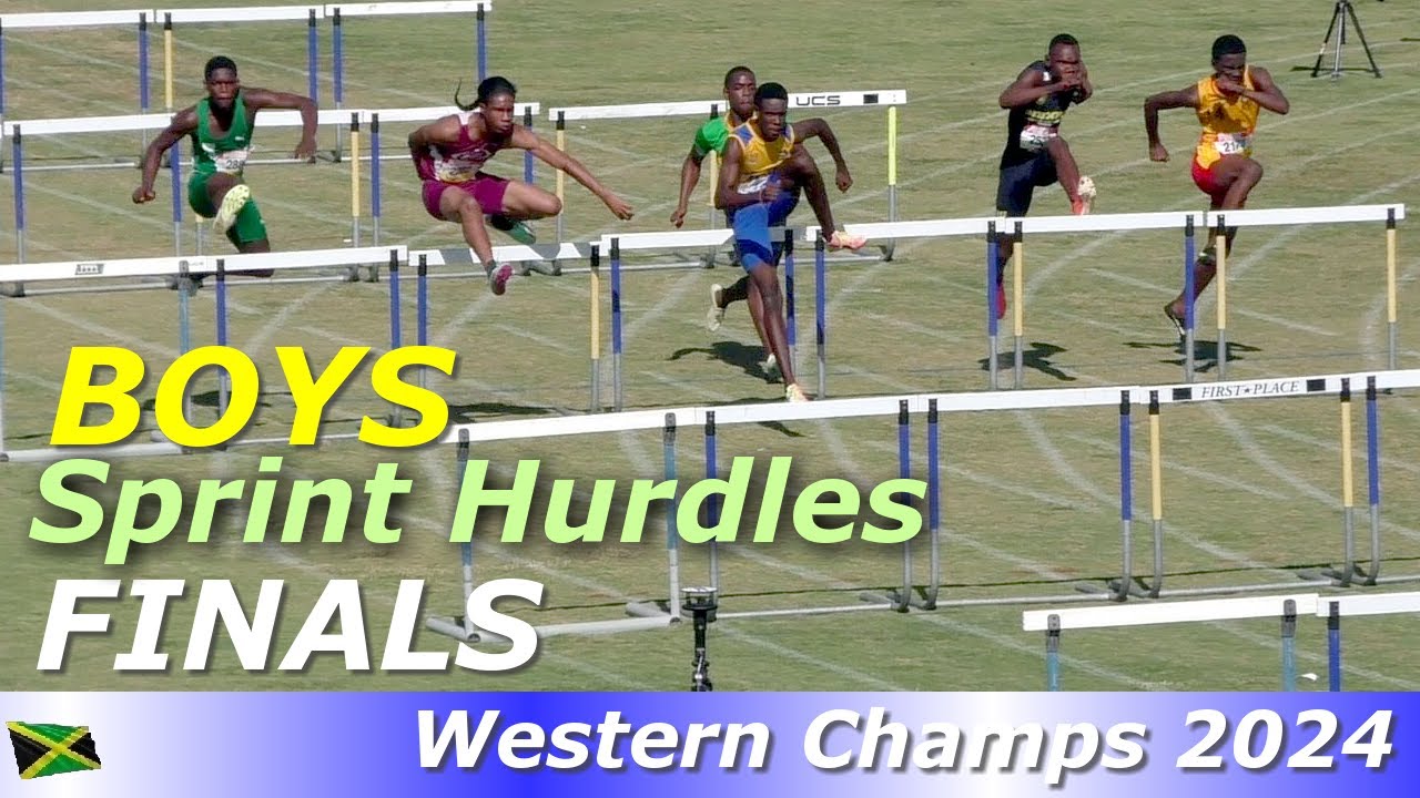 Rajaun BROOKS | STETHS | Trevoy SMITH | O'Shea JOHNSON | Sprint Hurdles Finals | Western Champs 2024