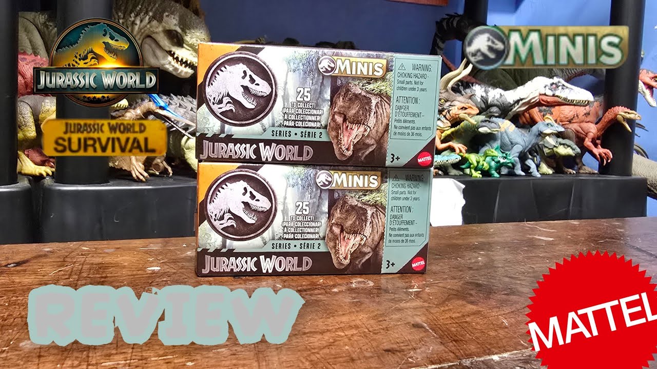 JURASSIC WORLD SURVIVAL MINIS SERIES 2 REVIEW