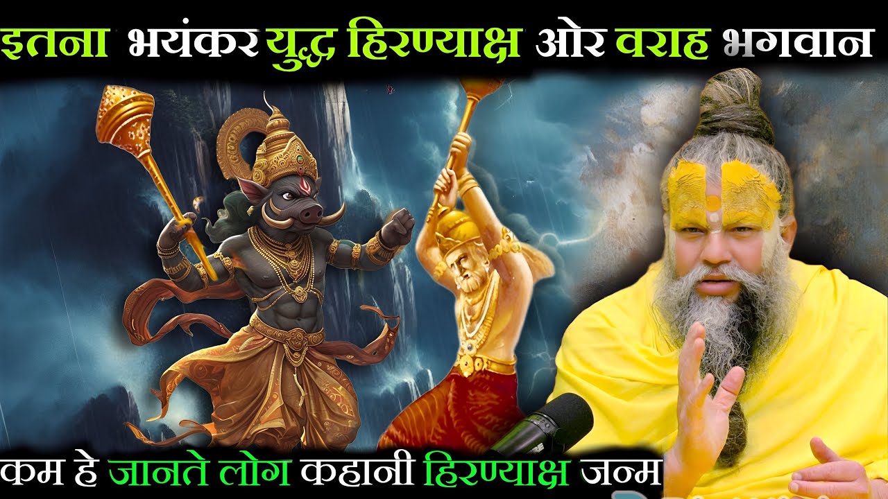 हिरण्याक्ष का जन्म और वराह भगवान से युद्ध: एक अद्भुत कहानी