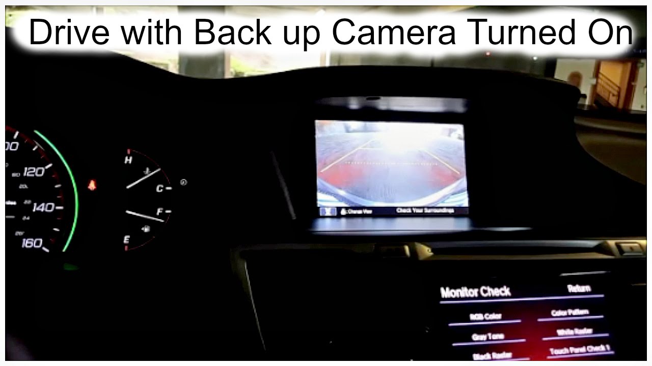 Q & A: How to Drive with Back Up Camera Turned ON
