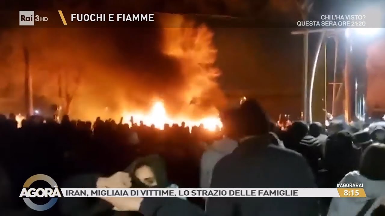 Iran, migliaia di morti nelle piazze: le immagini della repressione - Agor&agrave; 14/01/2026