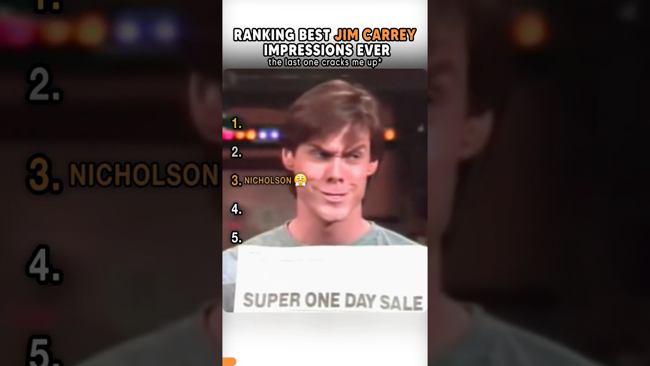Top Best Jim Carrey Impressions Ever #usa