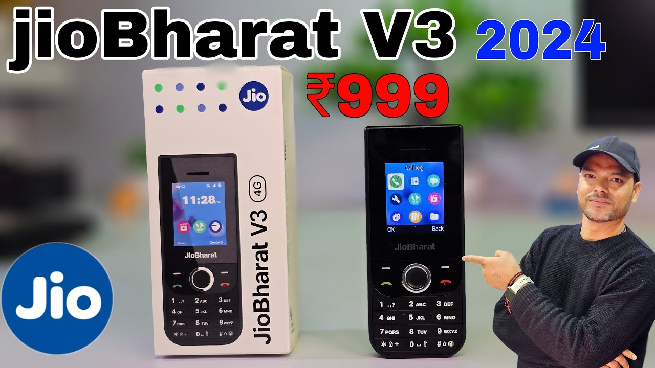 Jio Bharat V3 4G Unboxing and Review | Cheap and Best 4G keypad Phone