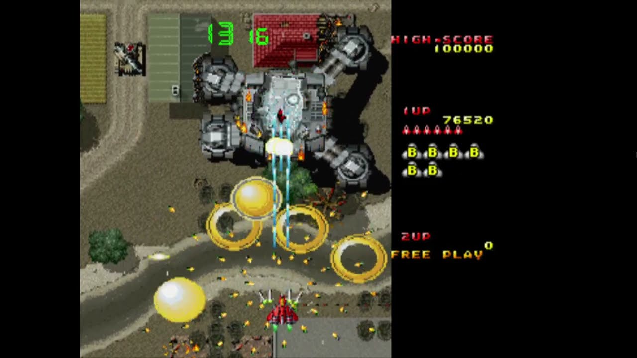 Raiden DX - All Bosses