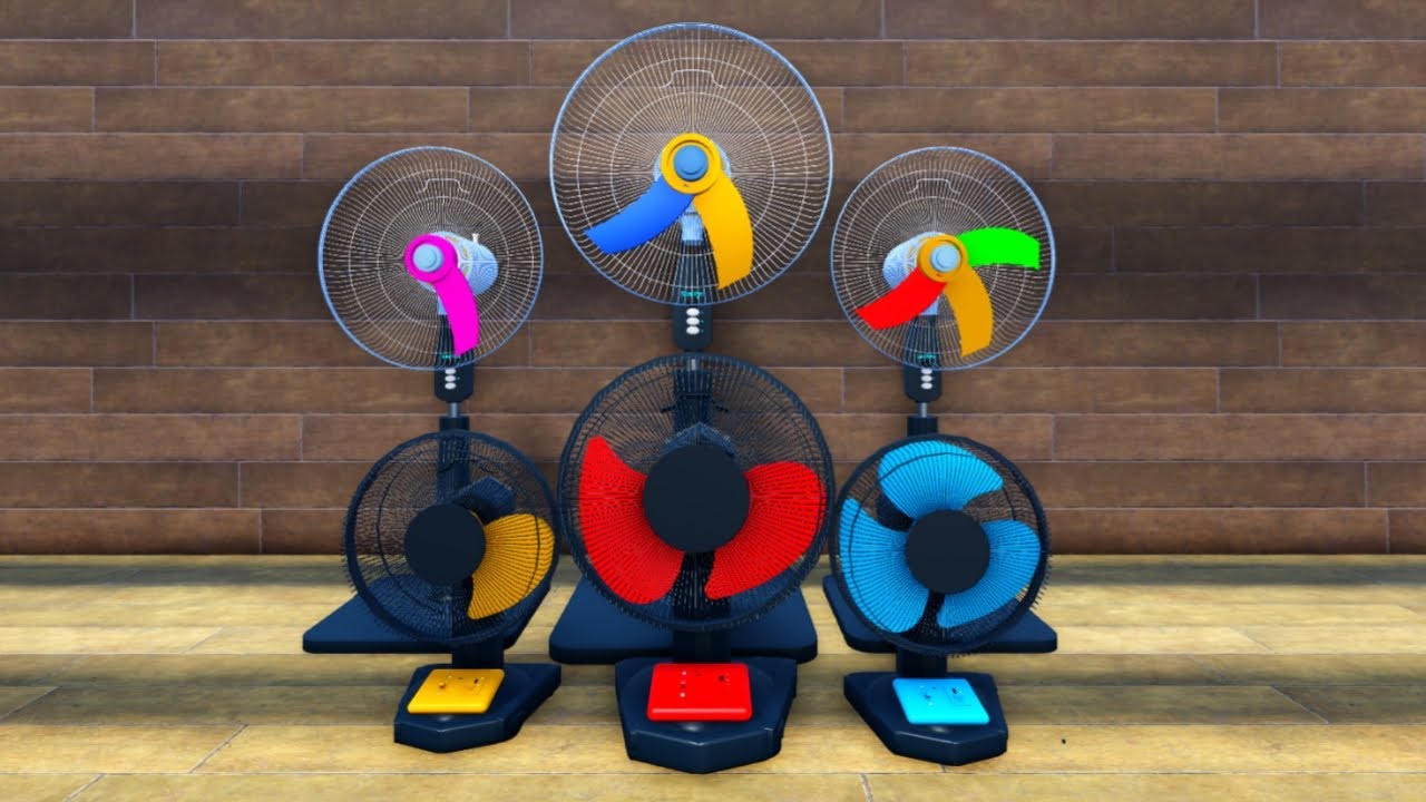 Random Fan, Ceiling Fan Funny Video, Table Fan Toys - Grebek Kipas Angin Mainan Super Lucu 123