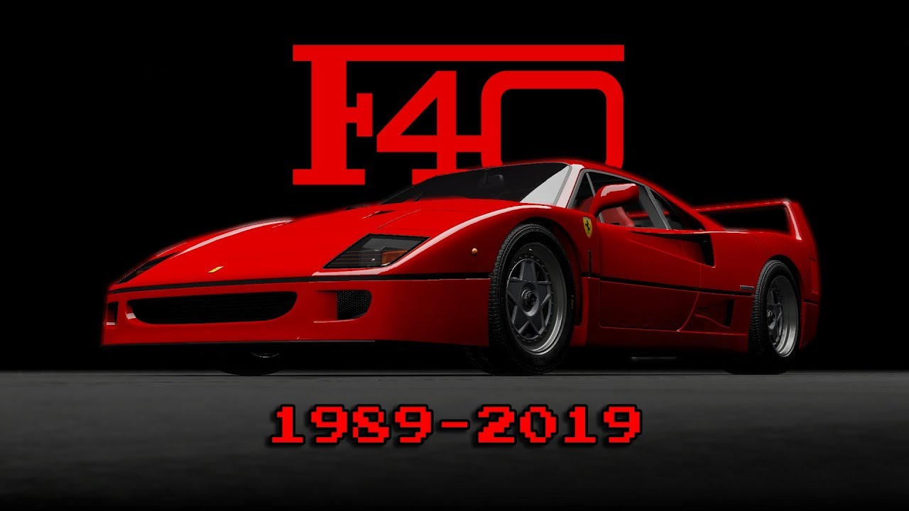 CONDUCIENDO EL FERRARI F40 EN 40 VIDEOJUEGOS (1989-2019) | Especial 20000 Subs