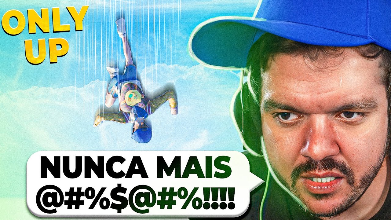 RAGE QUIT!!! GAULES JOGANDO ONLY UP pela PRIMEIRA VEZ!