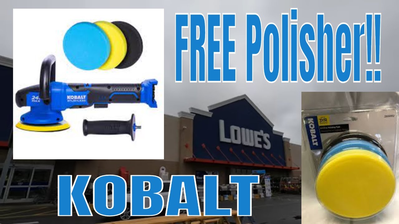 Buy The Charger & Battery.....Get The Polisher For FREE!!! Kobalt Random Orbital Polisher! At LOWES!